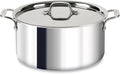 All-Clad D3 Stockpot 8 Qt Stainless Lid Induction Oven Safe