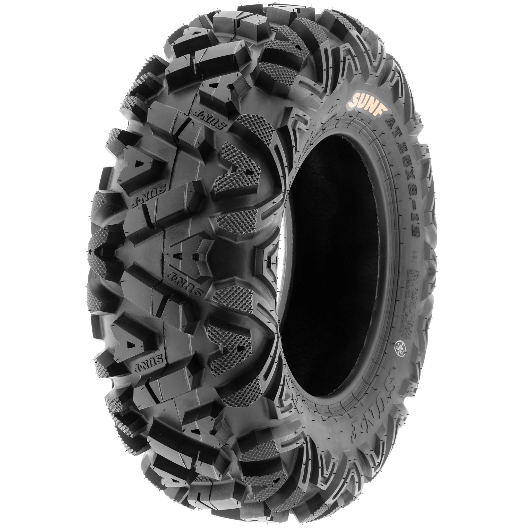 SunF All Terrain ATV UTV Tires 25×8 12 and 25×10 12 6 PR A033 (Complete Full Set of 4)