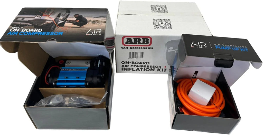 12V' On-Board Twin High Performance Air Compressor, Ideal for Air Lockers Locking Differentials, Tire Inflator, Air Horn, Air Tools and Pneumatic Tools.