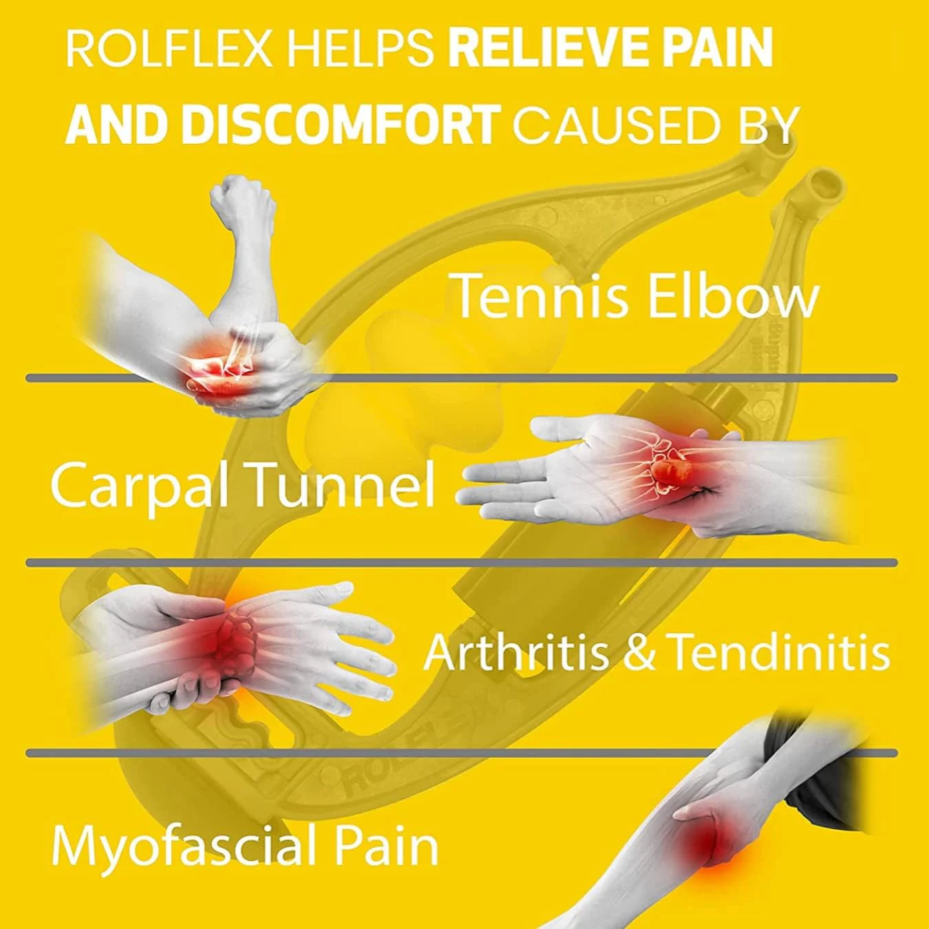 Massage Combo - Different Shapes for Better Myofascial Release, Trigger Point and Self-Massage