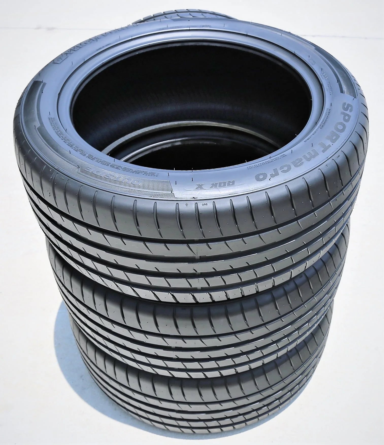 A set of 4 (quad) 275/45R19 ZR 108W XL A/S high-performance all-season tires for: 2008-09 Acura MDX base, 2008 Volkswagen Touareg TDI