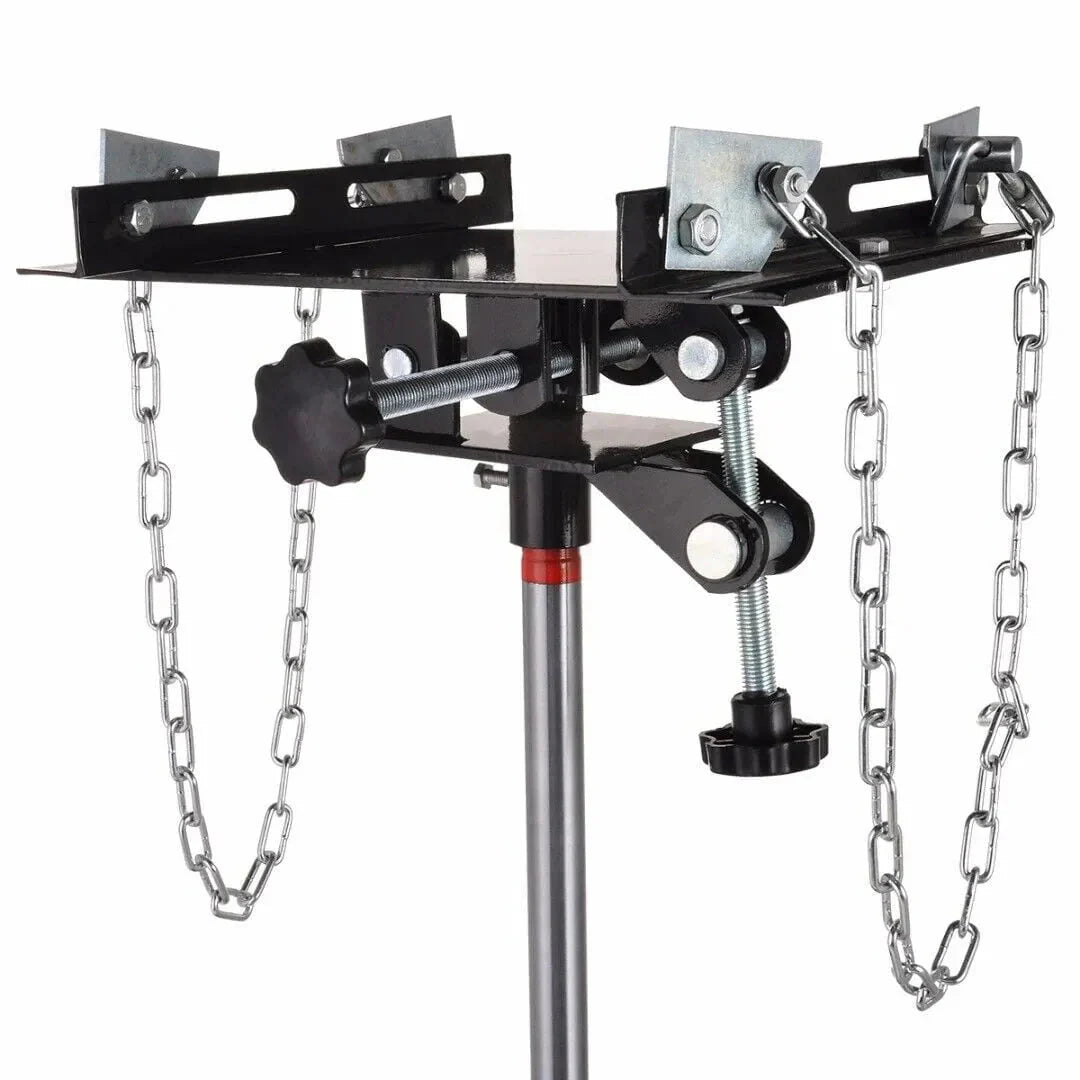 Hydraulic Car Transmission Jack Vertical Lift,1660 Pounds,360Rotating Wheel Lift,Red