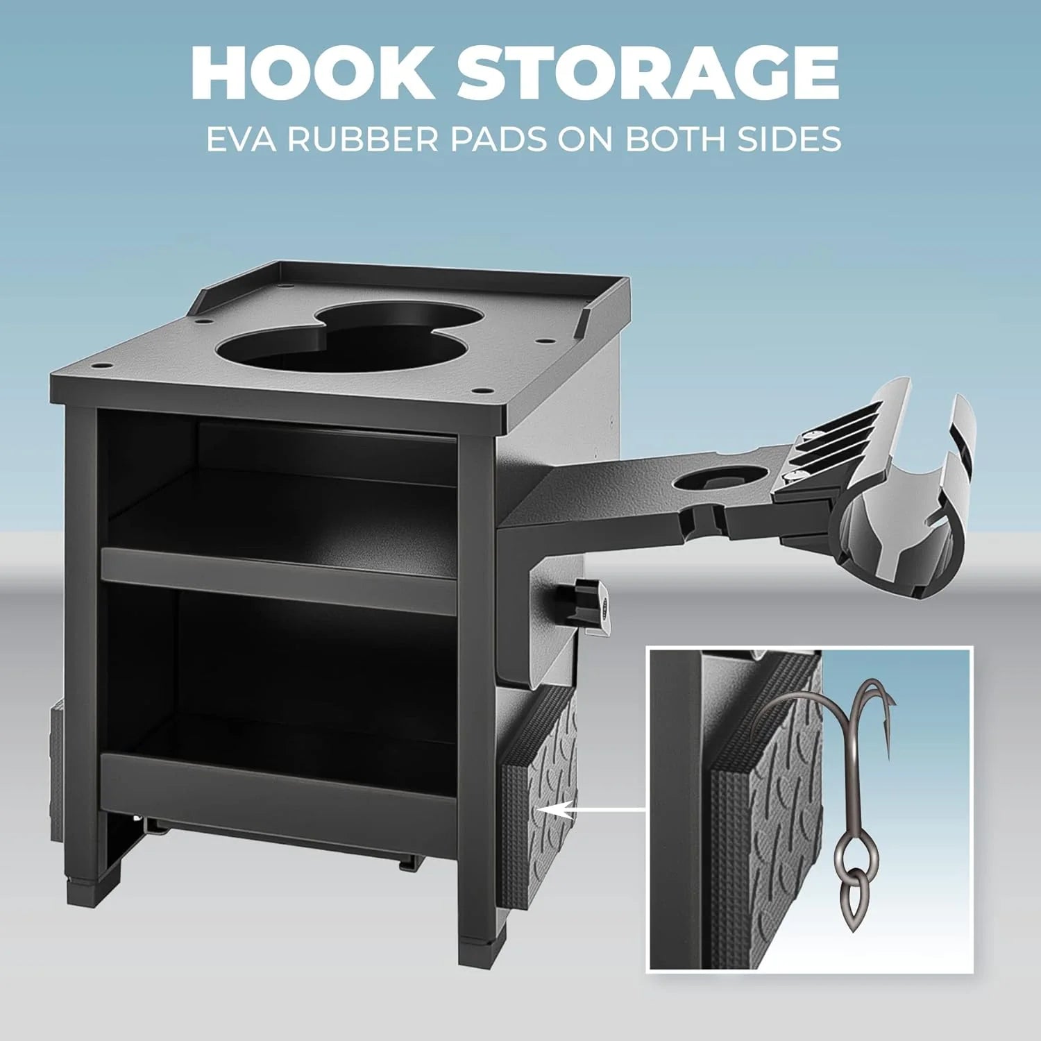 Boat Accessories for Fishing - Fits Gunnels Up to 2.5 Thick Regular