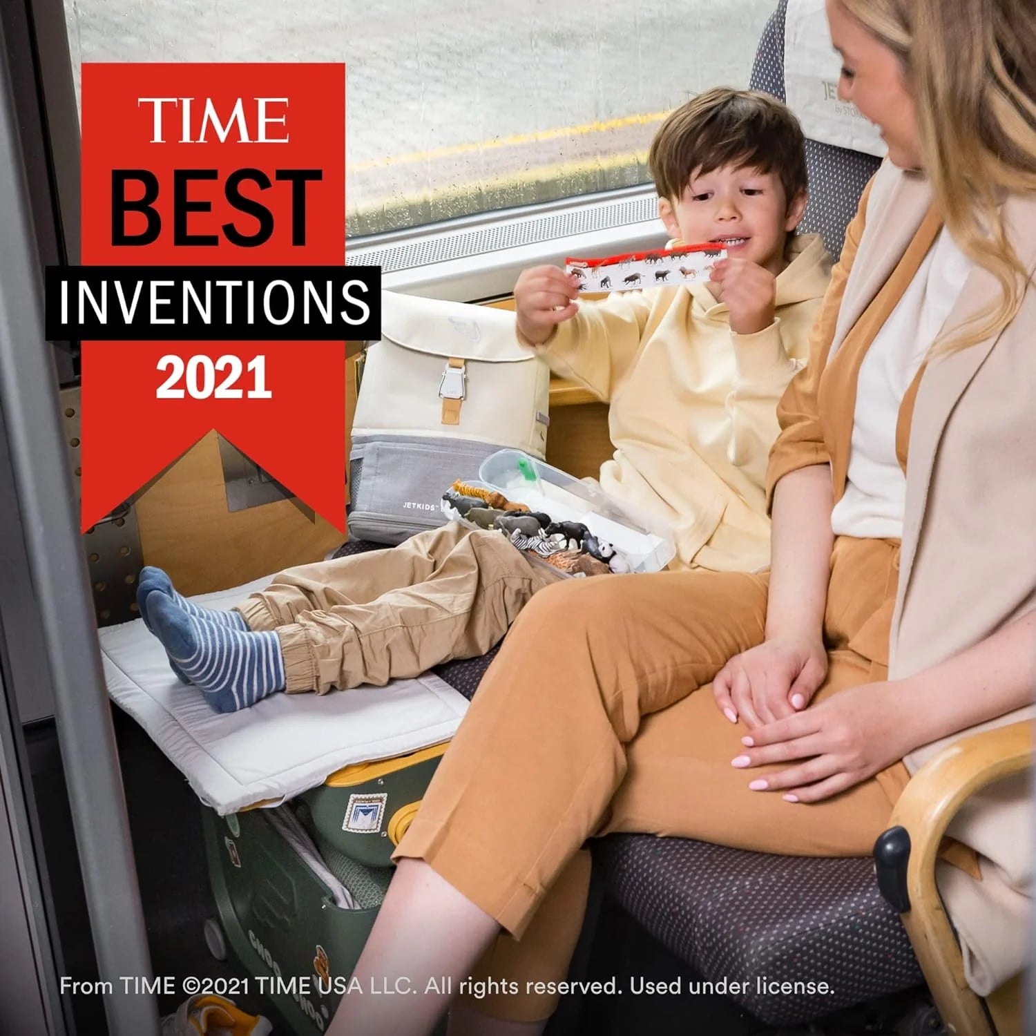 Kids' ride-on luggage and in-flight beds - Help your kids relax and sleep on the plane - Approved by multiple airlines - Best for ages 3 - 7