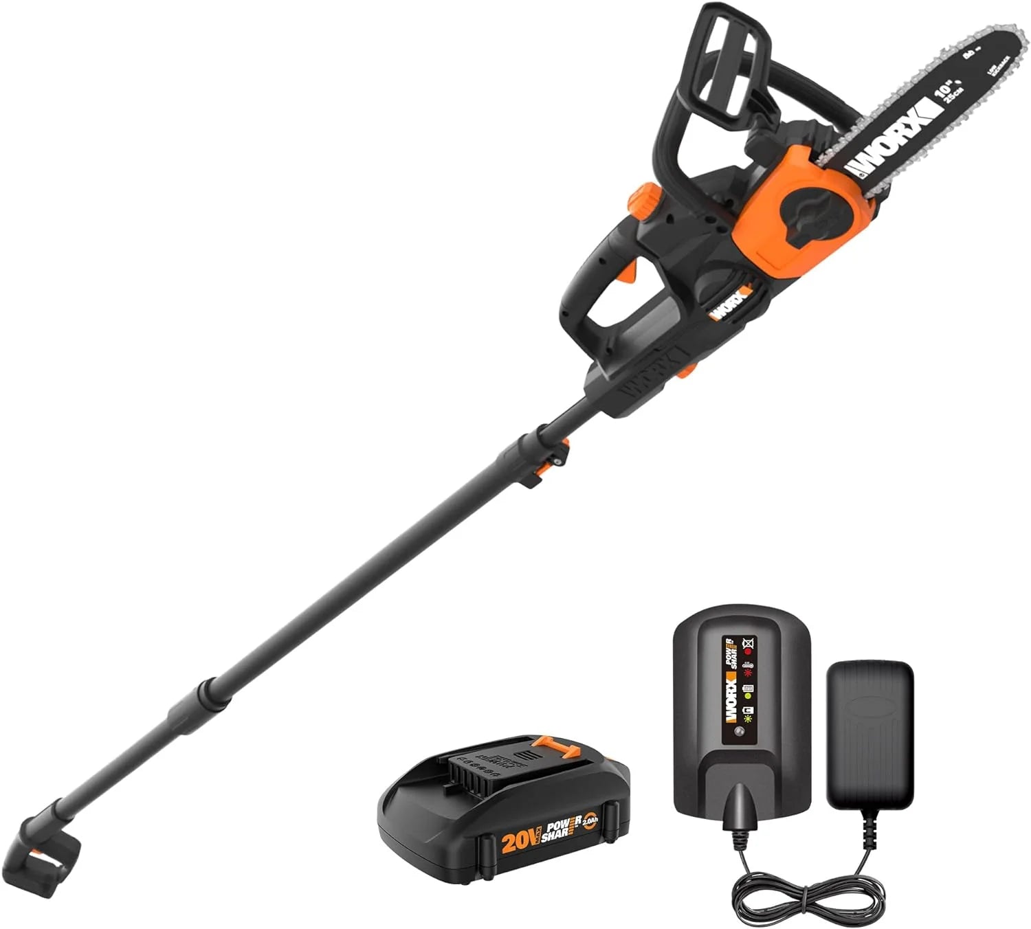 20V GT Revolution 12 4.0Ah Cordless String Trimmer & Turbine Leaf Blower Power Share Combo Kit - WG930.3 (Batteries & Charger Included)