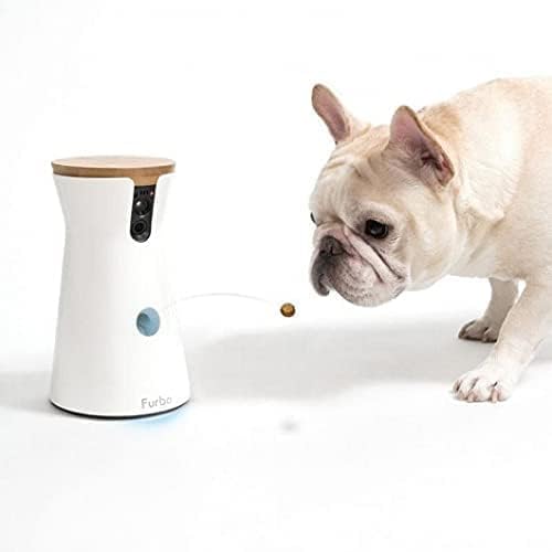 360° Cat Camera: See Your Cat from Anywhere | Rotating 360° Cat Tracking, Treat Toss, Color HD Night Vision, 2-Way Audio, Real-Time Notifications, Designed for Cats | Pet Camera w/Phone App