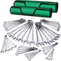 SK 42-Piece Wrench Set, SAE & Metric, SuperKrome Finish