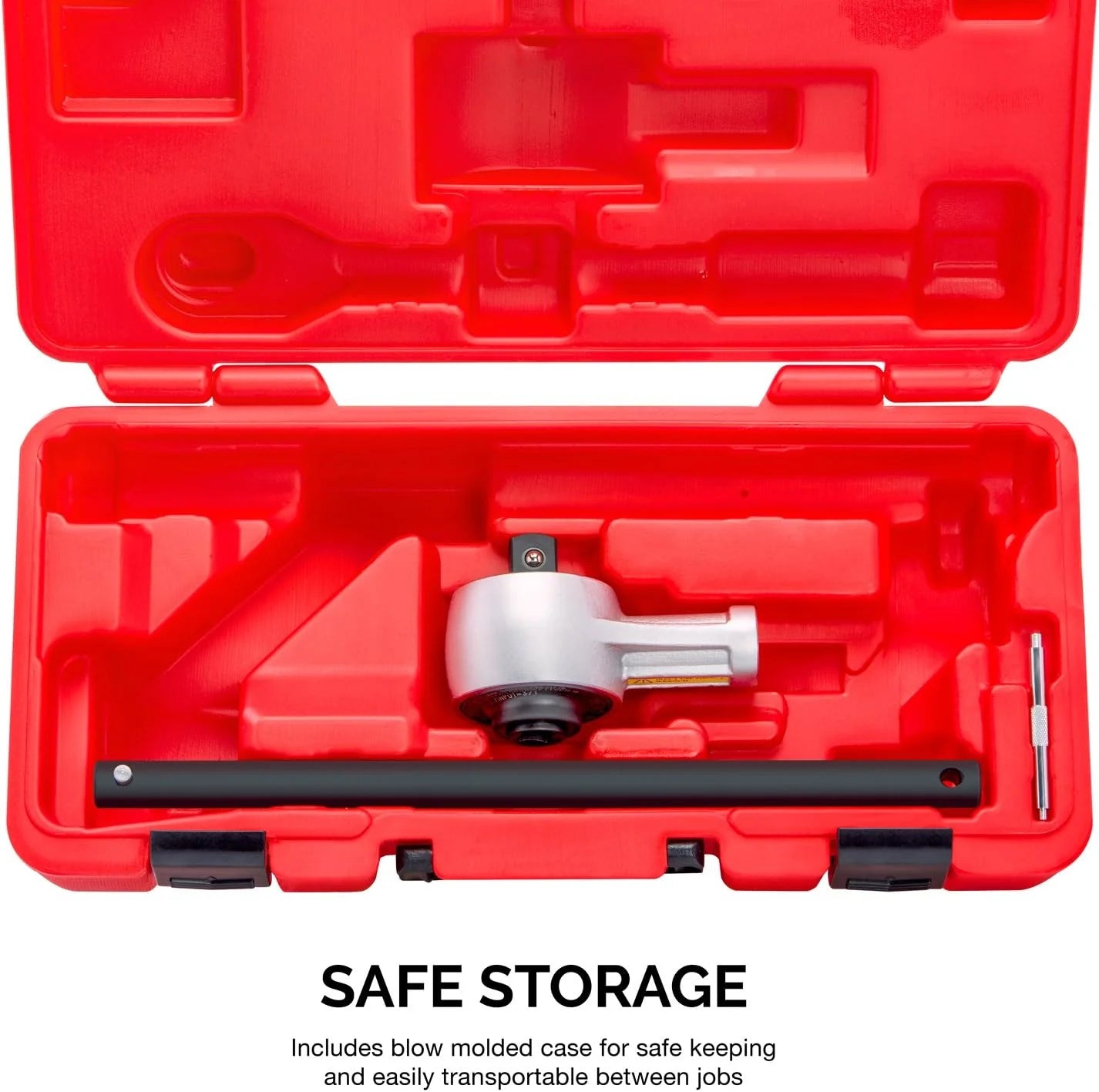 PRO 03715B 1/2 Drive Torque Wrench, 1100 Foot-Pound Heavy Duty Torque Multiplier Wrench, Cr-Mo and Chrome-Vanadium