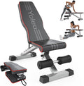 Yoleo Adjustable Weight Bench for Full Body Workout, Foldable Bench Press Bench