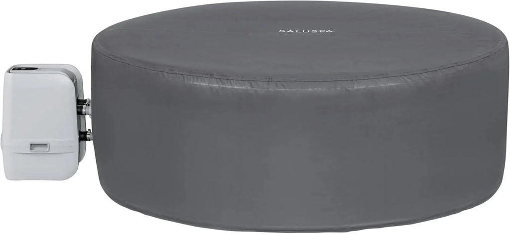 Inflatable Hot Tub Spa (71 x 26) | Portable Hot Tub with 2 Covers (1 Energy-Efficient Thermal Cover and 1 Standard Cover) | Fits Up to 2-4 Persons | Black
