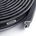 Door Weather Stripping Soundproof Door Seal Strip V-Shaped Q Foam Kerf Weather Stripping