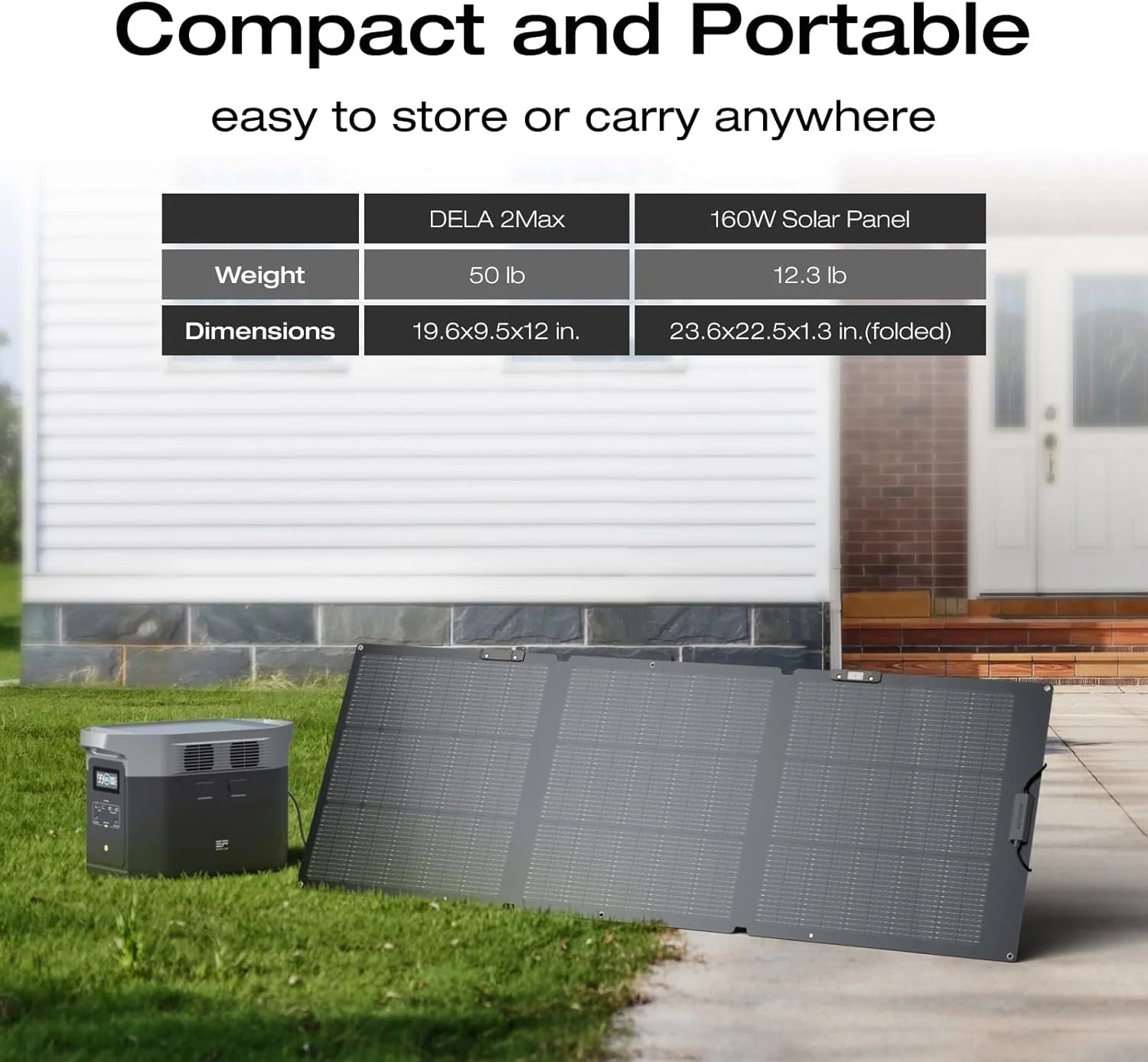 Portable Power Station Delta 2 Max – 2400W Solar Generator