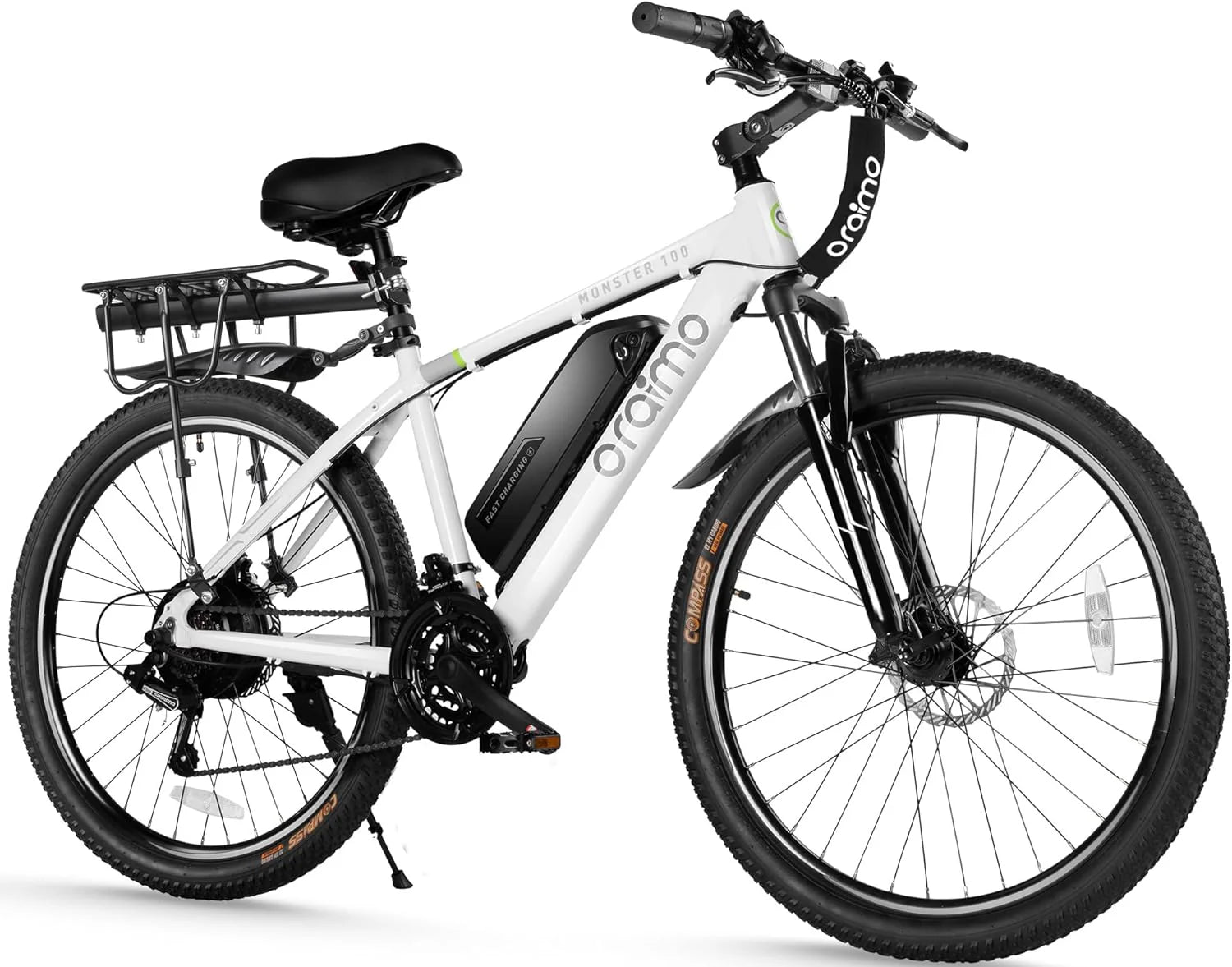 Adult Electric Bike, 350W BAFANG Motor (500W Peak), 4A 3H Fast Charging, 468Wh Li-Ion Battery, 21 Speed Gears, Air Saddle, 45 Miles 20 MPH 26 Mountain Bike Electric Bike, ANSI/CAN/UL2849 Compliant