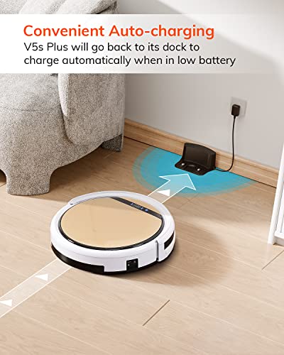 ILIFE V5s Plus Robot Vacuum and Mop Combo, Works with 2.4G WiFi, Alexa/App/Remote Control, Automatic Self Charging Robotic Vacuum Cleaner, for Pet Hair, Hard Floor, Low Carpet (V5s Pro Upgraded) : Industrial & Scientific