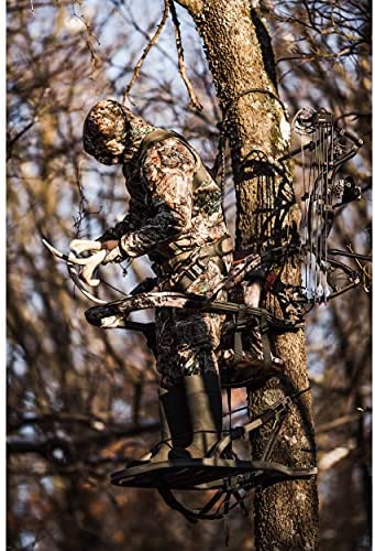 Summit Viper SD Climbing Treestand ?? Lightweight Aluminum, Foam Padded Seat, 300 lbs Capacity, Includes Safety Harness