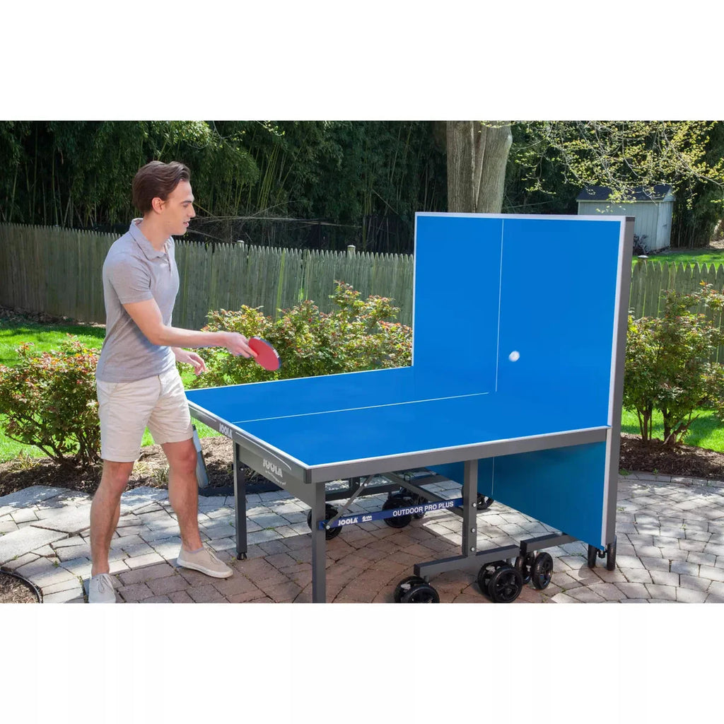 JOOLA Nova Pro Plus Outdoor Table Tennis Table with Weatherproof Net, 9?5 ft, Foldable, Aluminum Surface