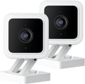 With Color Night Vision, Wired 1080p HD Indoor/Outdoor Security Camera, 2-Way Audio, Works with Alexa, Google Assistant, and IFTTT, 2-Pack