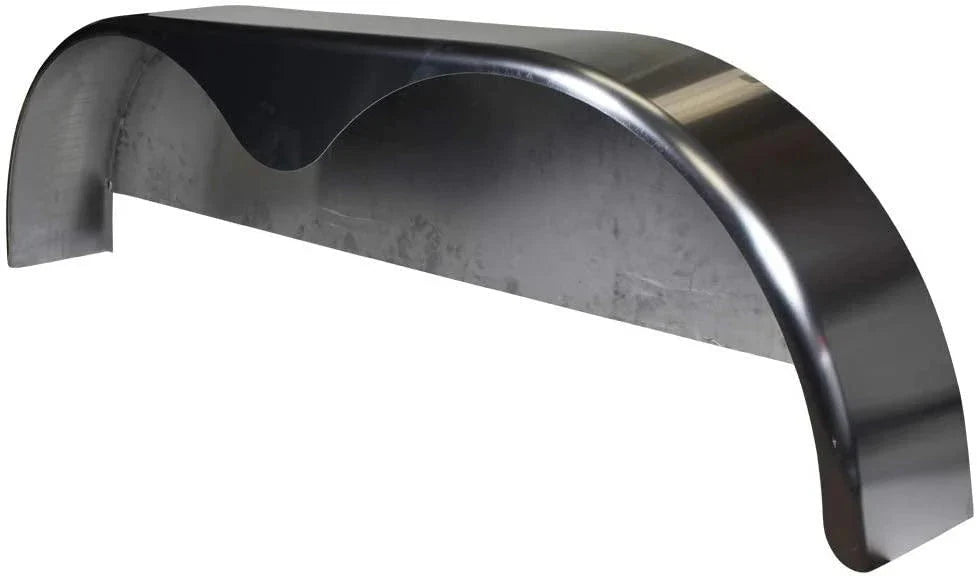 72×10-3/4 Tandem Axle Steel Trailer Fender with Back Plate Welded In (2-Pack)