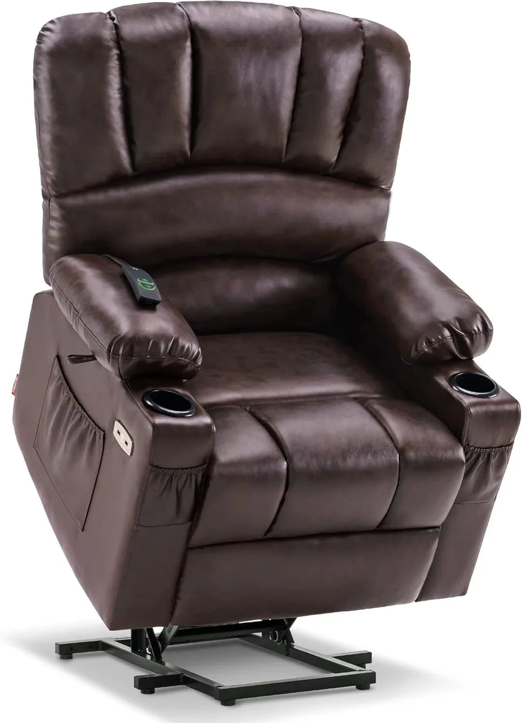 Heated Lift Recliner for Seniors with USB & Cup Holders