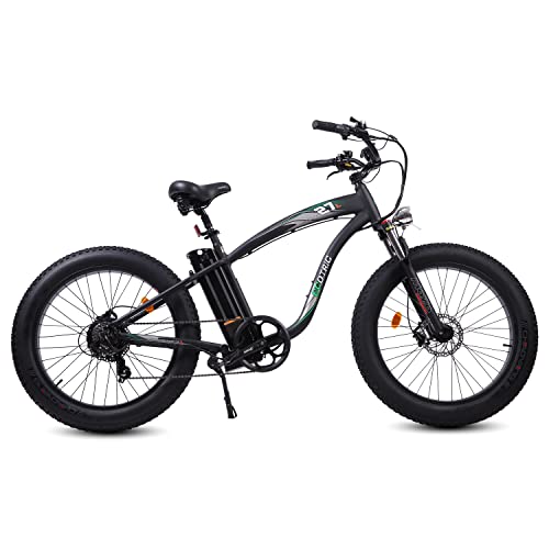 750W Electric Bike 26  Fat Tire Adult Electric Bicycles 48V 13AH Removable Lithium Battery Ebike with Suspension Fork Aluminium Frame Beach Snow Mountain E-Bike for Adults