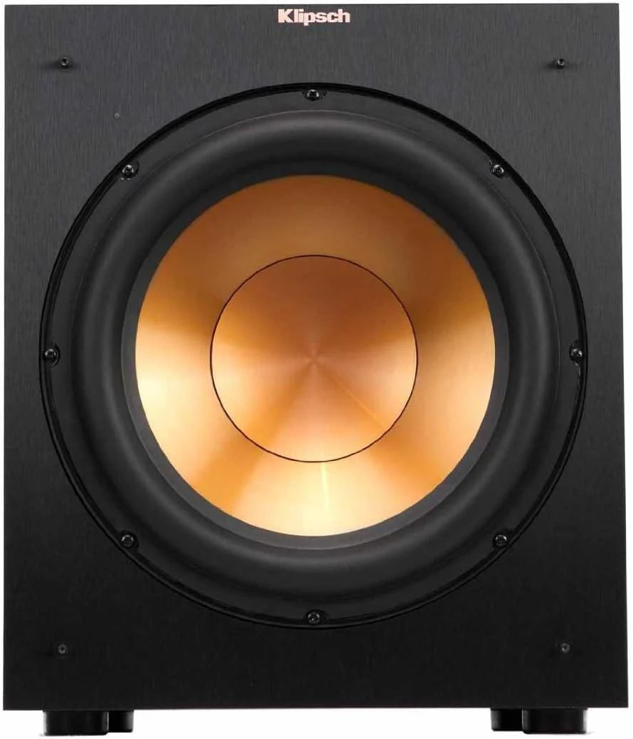 R-12SW Powerful Deep Bass Front Firing 12 Copper-Spun Driver 400W Digital Power Subwoofer 14 X 18.5 X 16