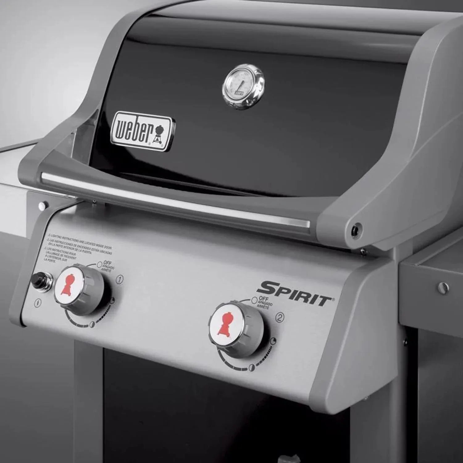 Weber Spirit E-210 Dual Burner Liquefied Propane Grill, Black