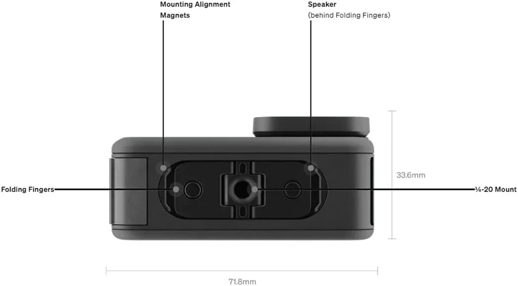 Black - Waterproof Action Camera with 5.3K60 Video, 27MP Photo + Compatability with HB-Series Lenses