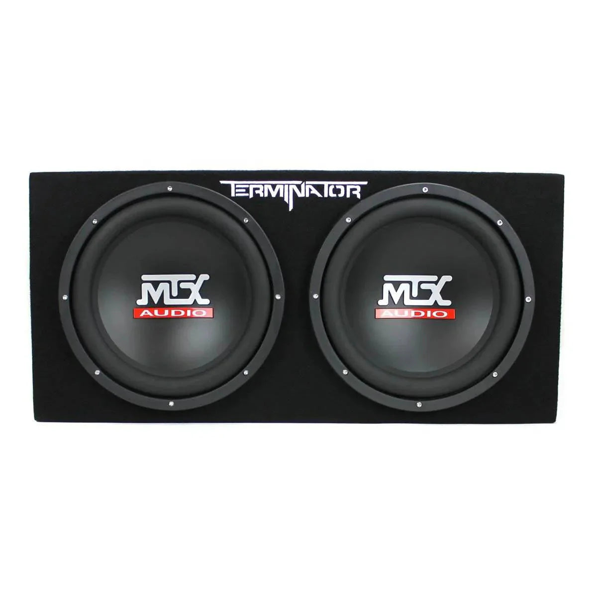 MTX TNE212D 12 1200W Dual Loaded Subwoofer Box + 1500W Amplifier + Capacitor
