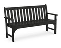 5′ Vineyard Outdoor Bench, in Black