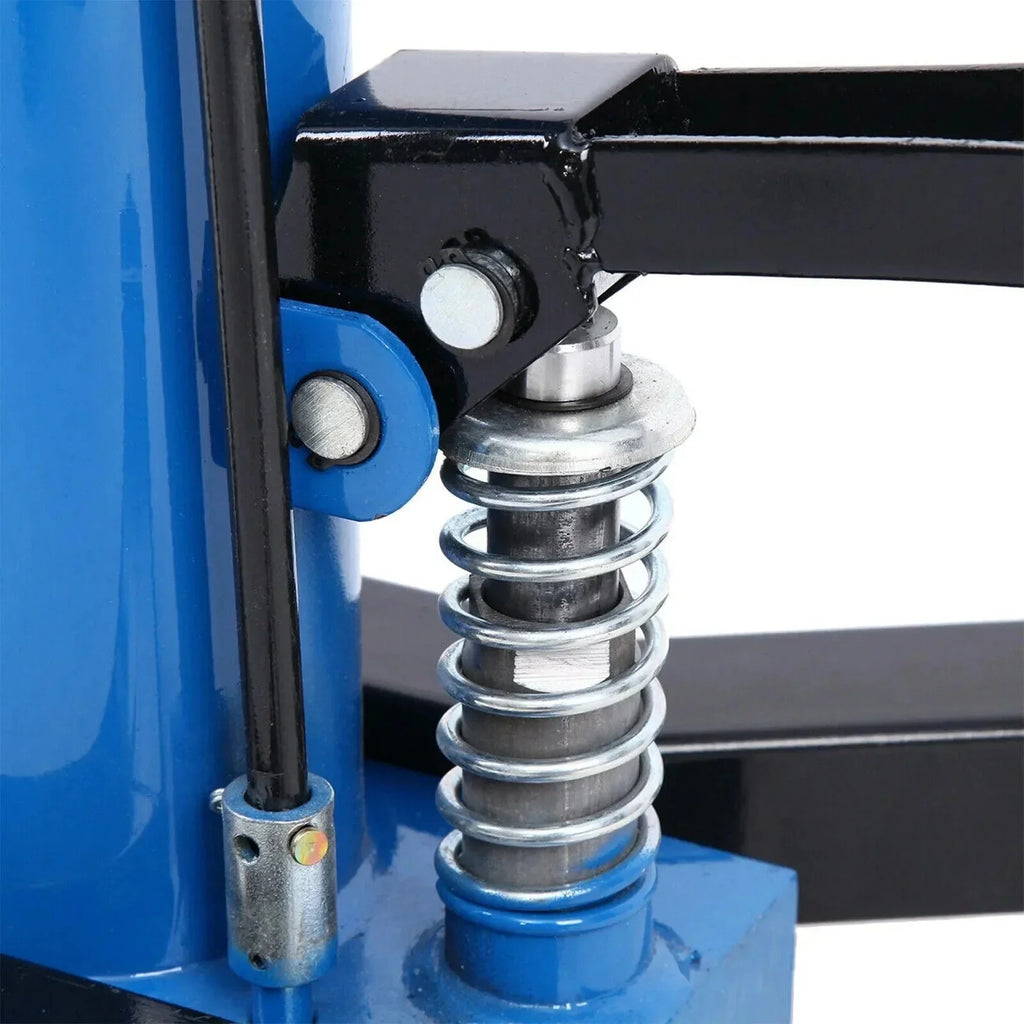 1660 Pounds Hydraulic Car Transmission Jack Vertical Lift with 360° Swivel Wheel Pedal ,Blue,33-70(0.75Ton)