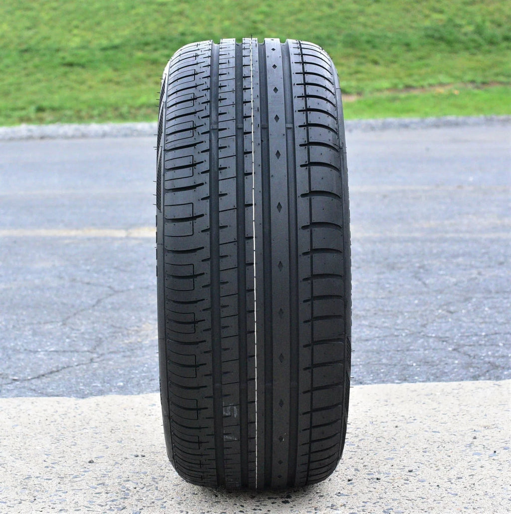 One set of 4(4)255/35R20 ZR 97Y XL A/S performance tires for: 2007-10 Mercedes-Benz S550 4Matic, 2017-18 Audi Q3 Technik