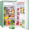 Upstreman 3.2 Cu.Ft Mini Fridge with Freezer Single Door Compact Refrigerator for Dorm, Bedroom, or Office Adjustable Thermostat, Black (BR321)