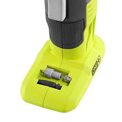 RYOBI ONE+ P737D Cordless Inflator with Digital Gauge, 18V Lithium-Ion Battery, 150 PSI, Portable Pump