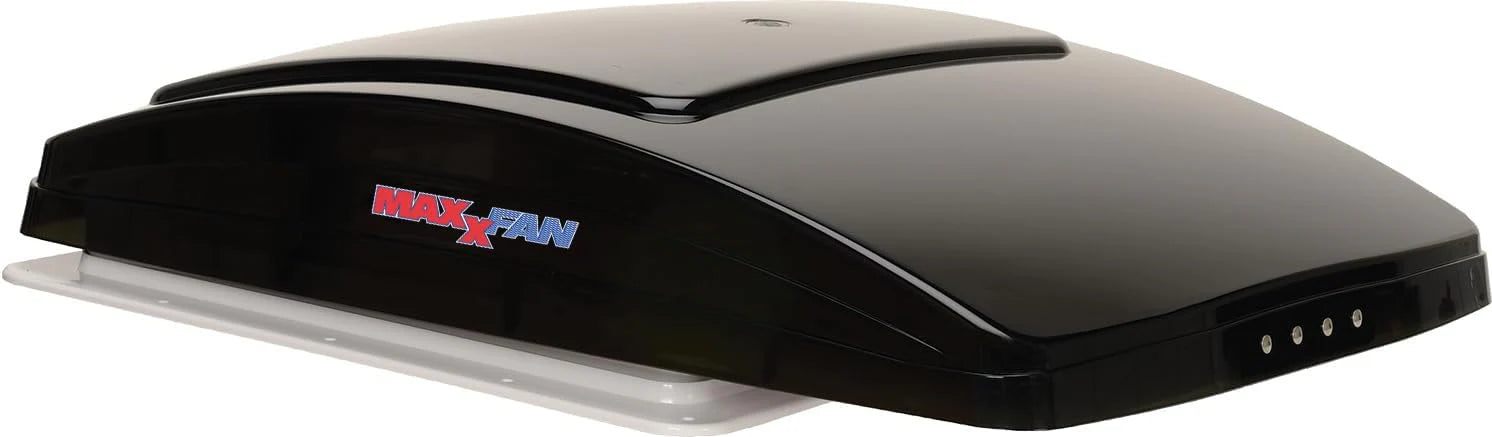 Air 00-07500K MaxxFan Deluxe with Remote - Smoke, Black