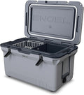 60 QT Ultra-Light Injection Molded Cooler - Ice Chest Keeps Ice up to 7 Days - Large Cooler Includes Wire Basket, Divider and Built-in Bottle Opener